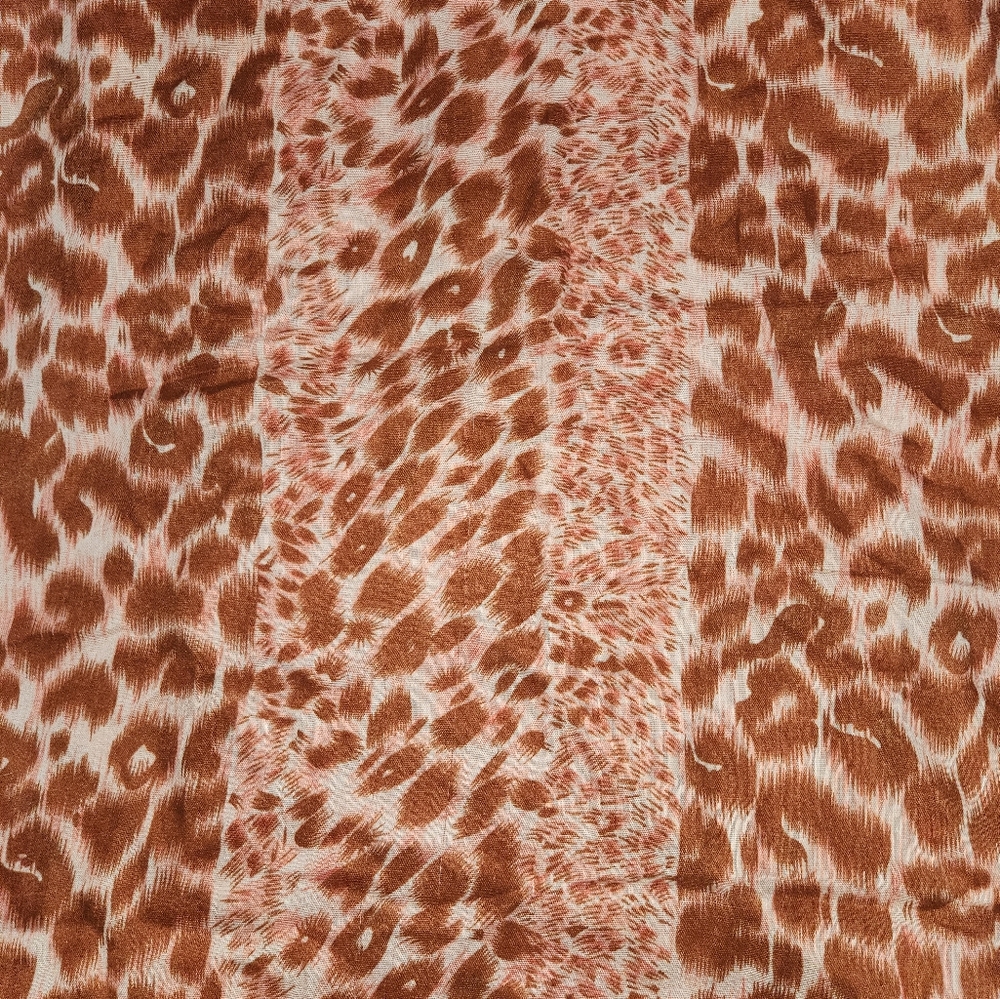 Animal print scarf